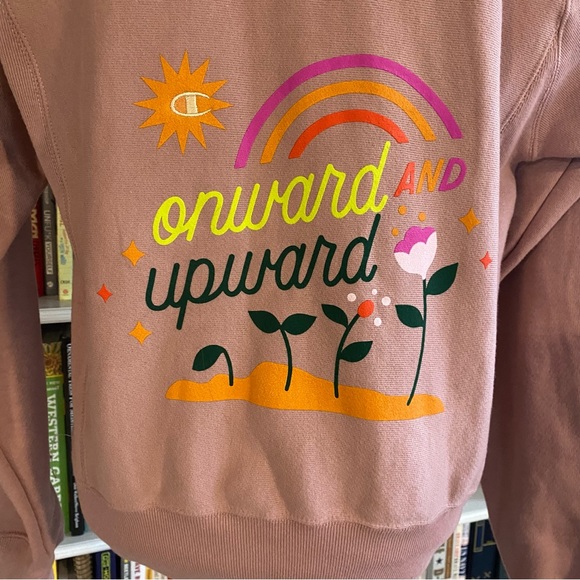 Champion X Steffi Lynn Onward & Upward Reverse Weave Hoodie Sweatshirt - Picture 8 of 15